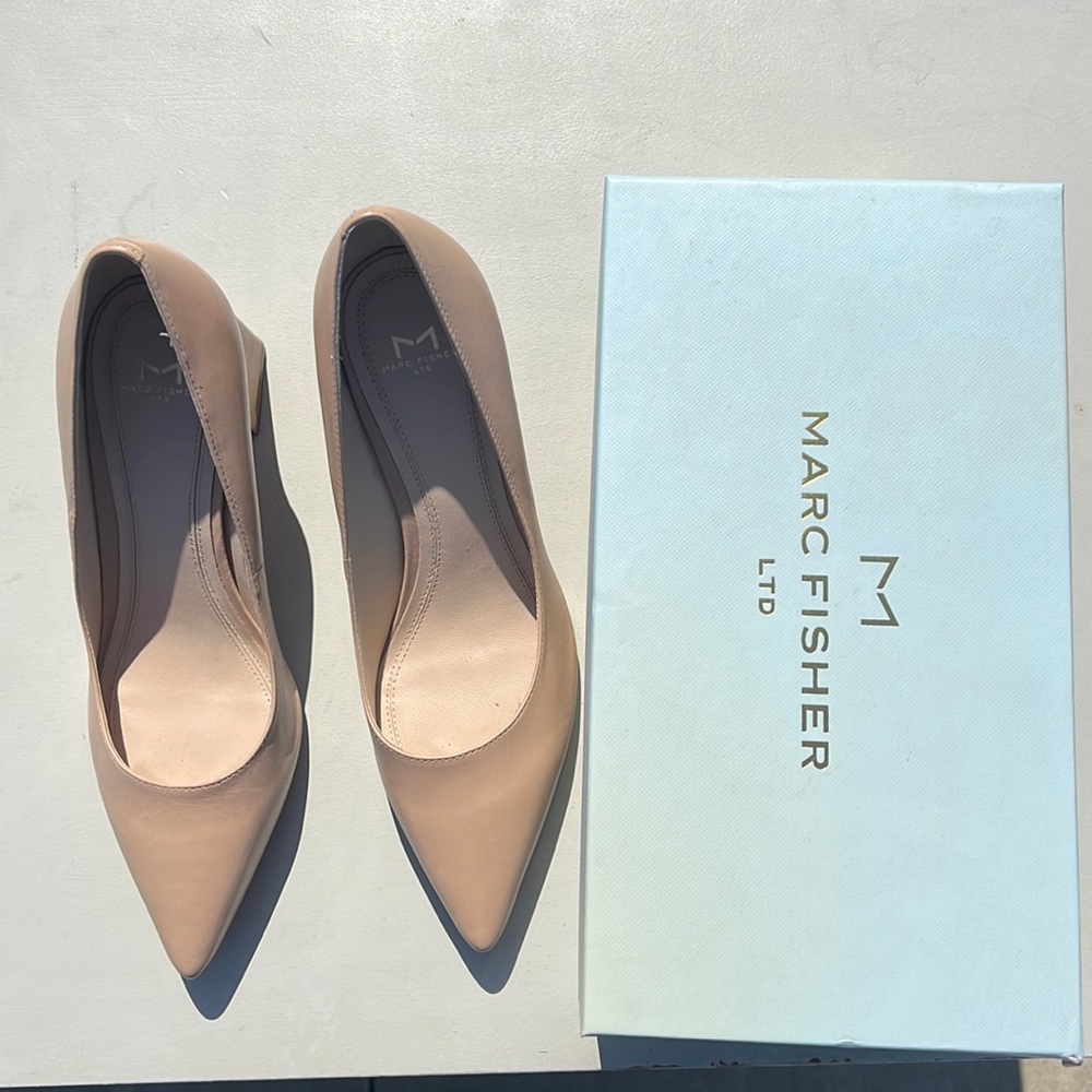 Marc fisher leather heels